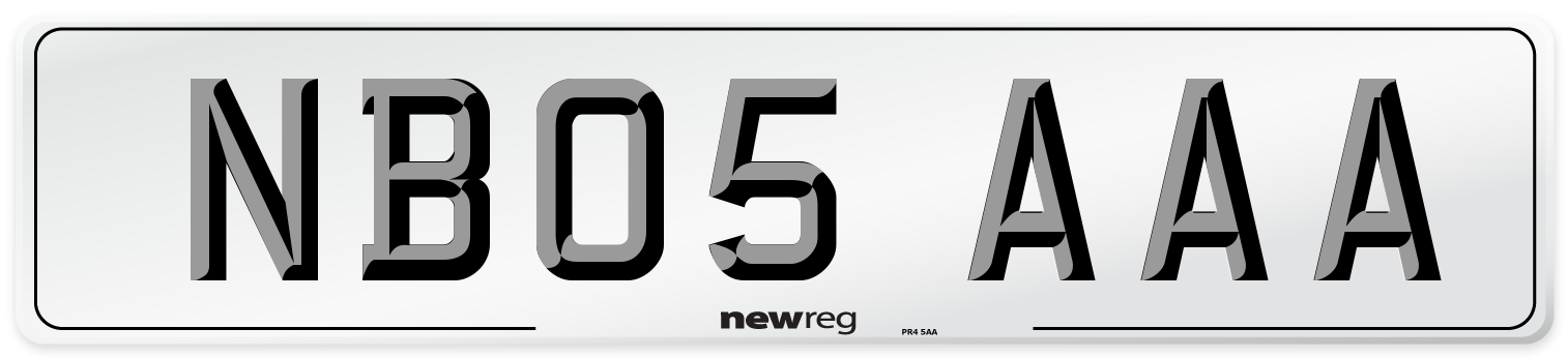 NB05 AAA Number Plate from New Reg